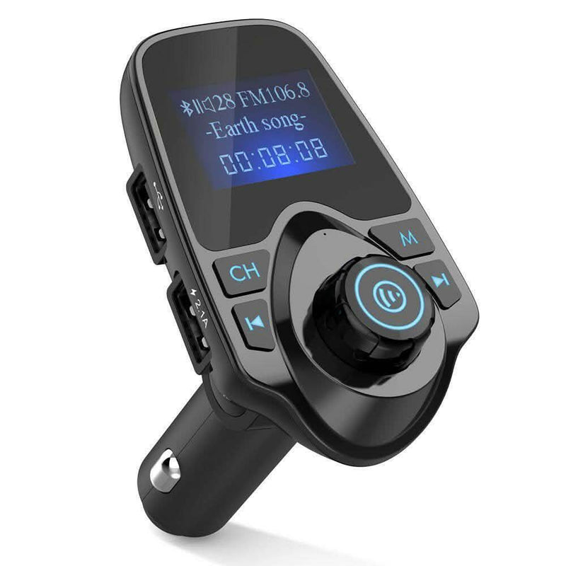 Bluetooth Handsfree In Car Kit FM Transmitter MP3 Player 2 USB Charger Automotive - DailySale