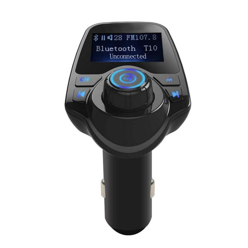 Bluetooth Handsfree In Car Kit FM Transmitter MP3 Player 2 USB Charger Automotive - DailySale