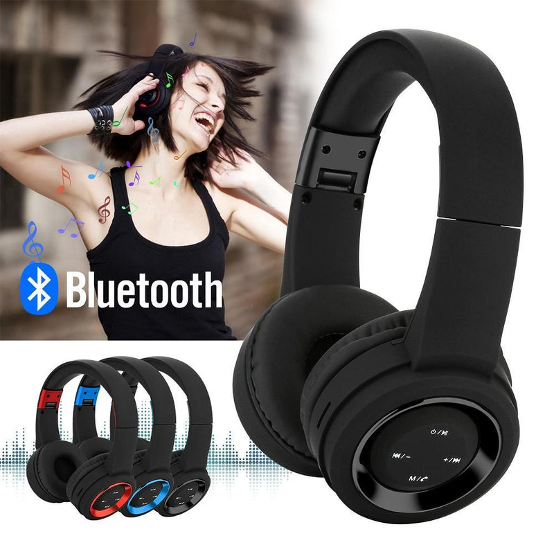 Bluetooth Headset Wireless Hi-Fi Stereo Foldable Headphones - DailySale
