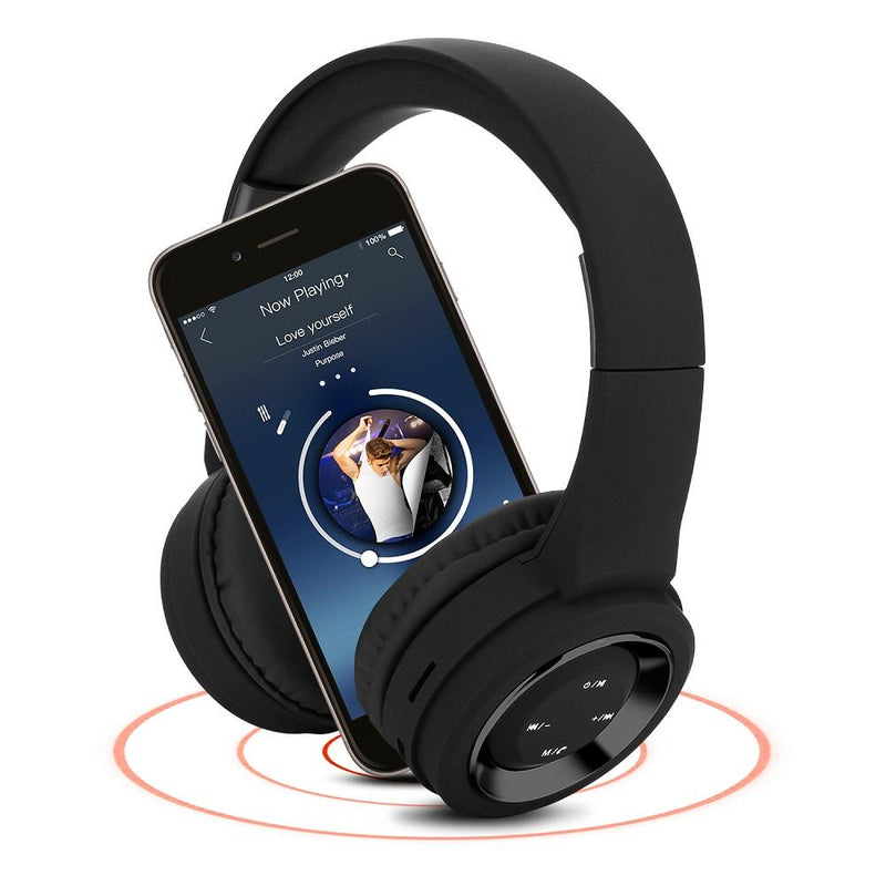 Bluetooth Headset Wireless Hi-Fi Stereo Foldable Headphones - DailySale