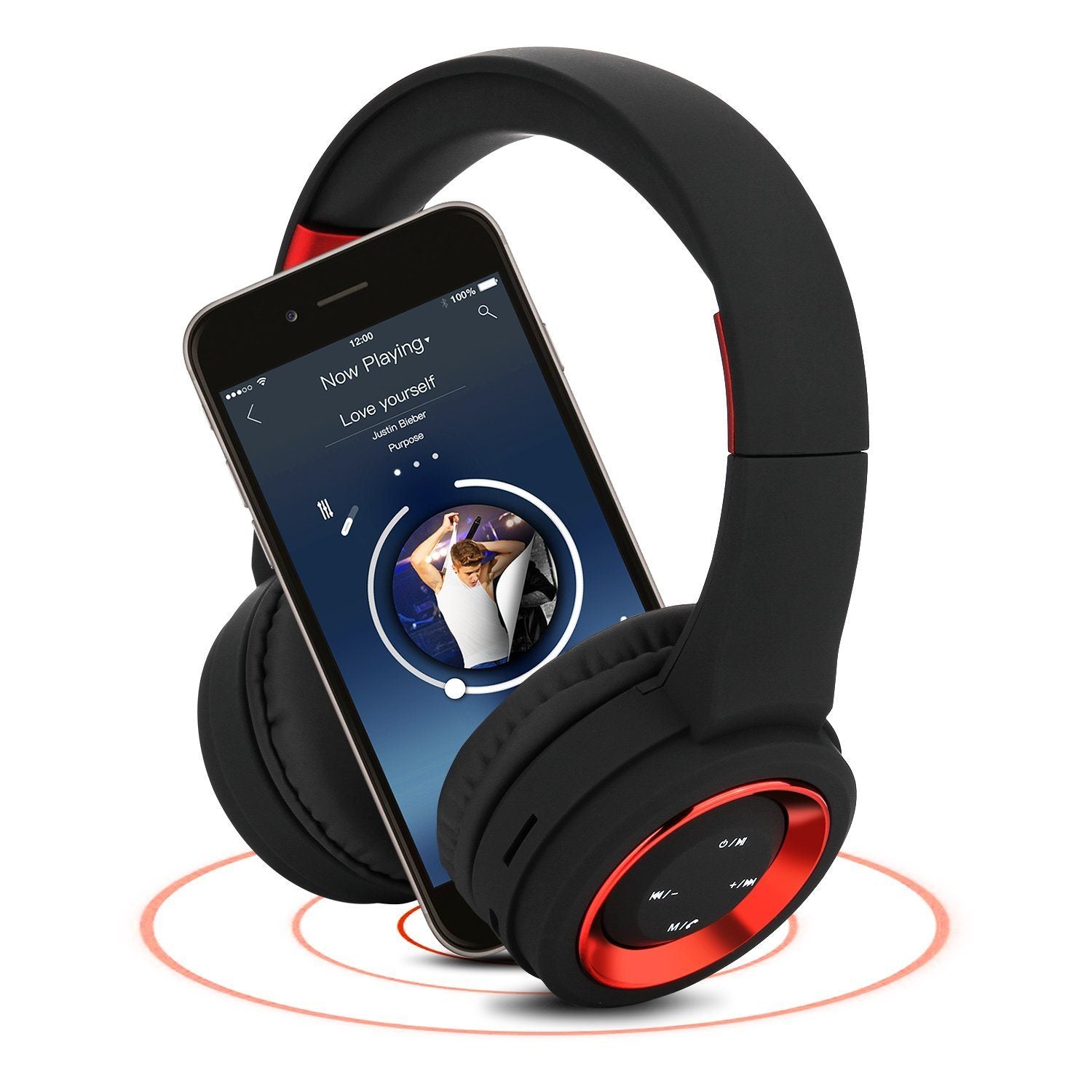 Bluetooth Headset Wireless Hi-Fi Stereo Foldable Headphones Headphones & Audio - DailySale