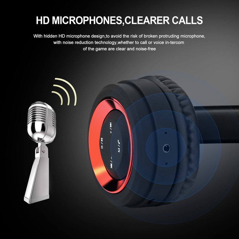 Bluetooth Headset Wireless Hi-Fi Stereo Foldable Headphones Headphones & Audio - DailySale