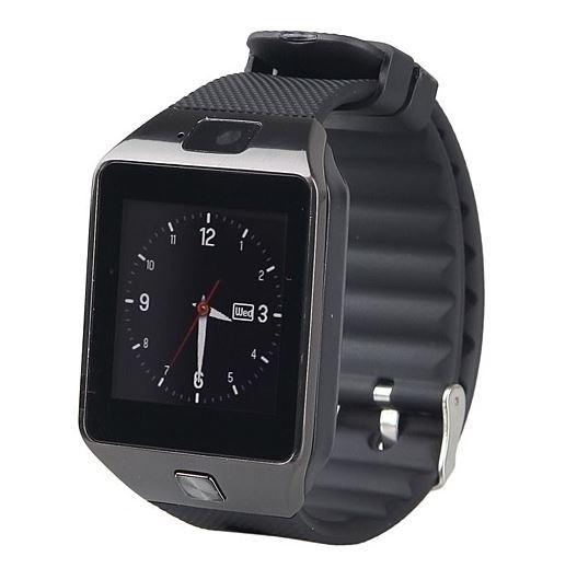 Bluetooth Smart Watch with Camera, Pedometer, Activity Monitor and iPhone/Android Phone Sync Gadgets & Accessories Black - DailySale