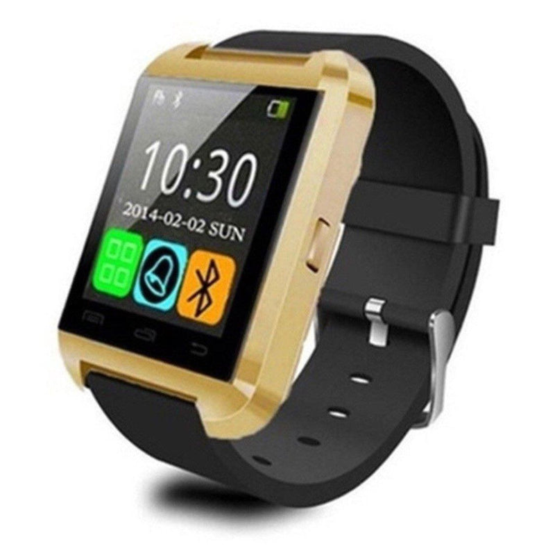 Bluetooth Smart Watch with Phone Pairing, Pedometer, Sleep Monitoring & More Gadgets & Accessories Gold - DailySale