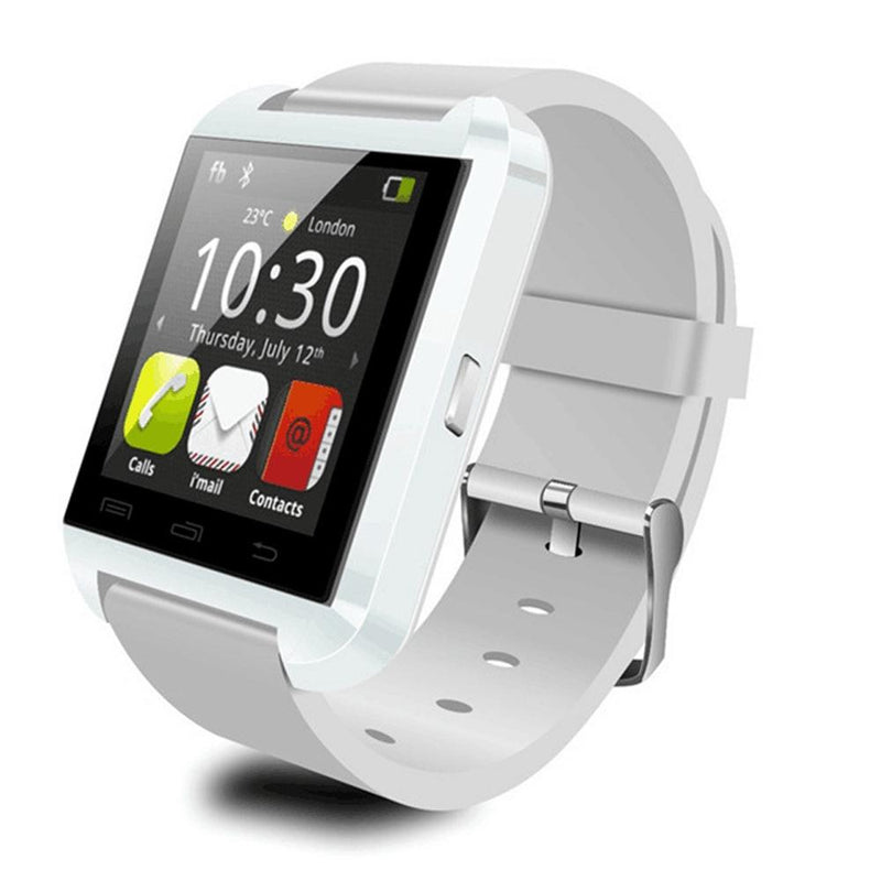 Bluetooth Smart Watch with Phone Pairing, Pedometer, Sleep Monitoring & More Gadgets & Accessories White - DailySale