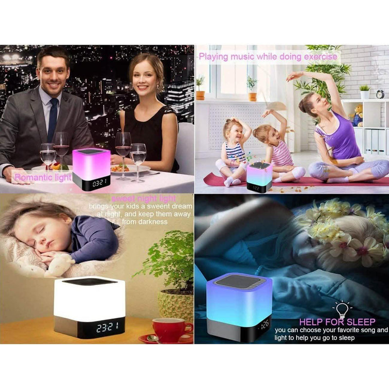 Bluetooth Speaker Touch Sensor Bedside Lamp Speakers - DailySale