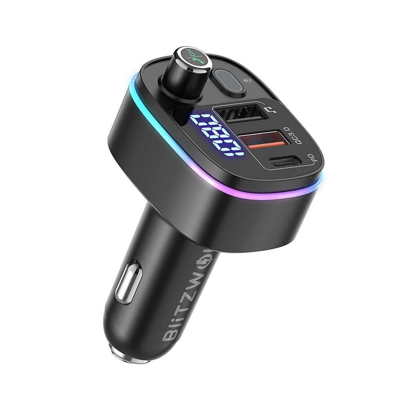 Bluetooth V5.0 FM Transmitter USB Car Charger Automotive - DailySale
