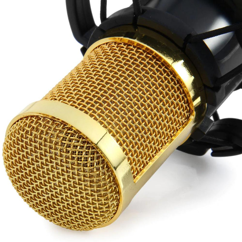 BM-800 Condenser Sound Recording Microphone with Shock Mount for Radio Braodcasting