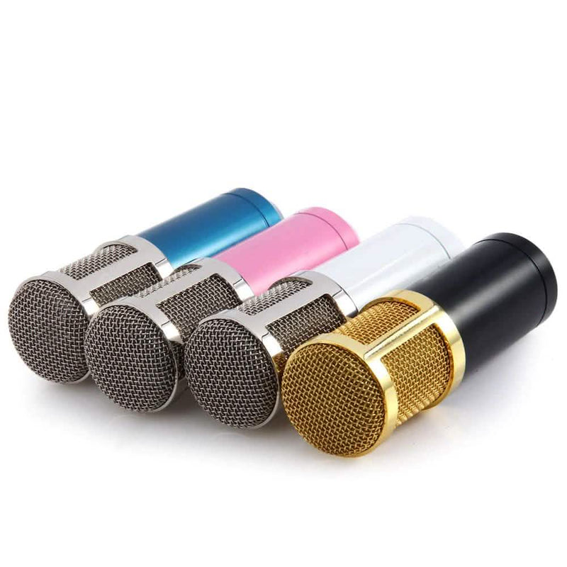 BM-800 Condenser Sound Recording Microphone with Shock Mount for Radio Braodcasting Headphones & Audio - DailySale