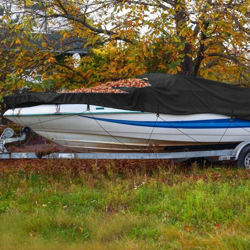 Boat Cover 210D Waterproof Dustproof Trailerable Boat Protector Everything Else - DailySale