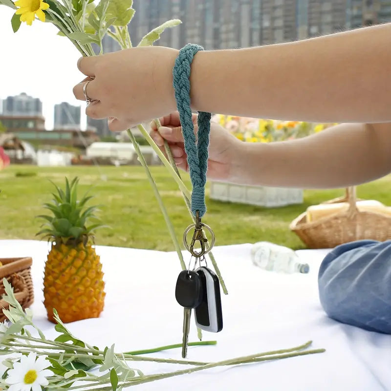 Boho Handmade Wristlet Bracelet Keyring Everything Else - DailySale