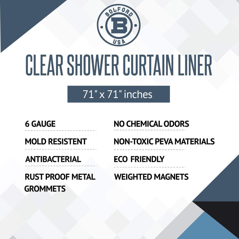 Bolford Shower Curtain & Rod Set Home Essentials - DailySale