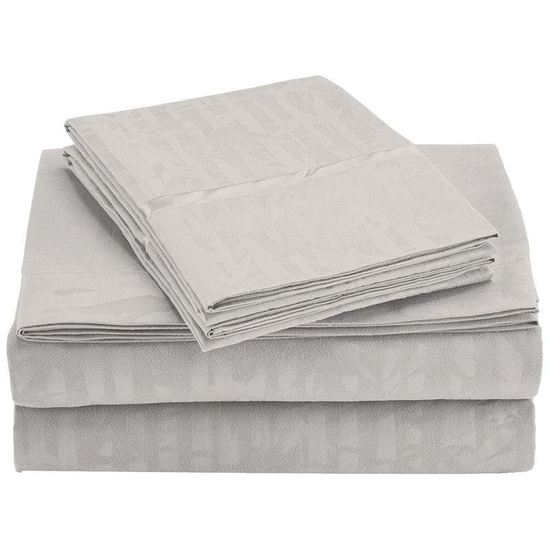 4-Piece Set: Super-Soft 1600 Series Bamboo Embossed Bed Sheet - DailySale, Inc