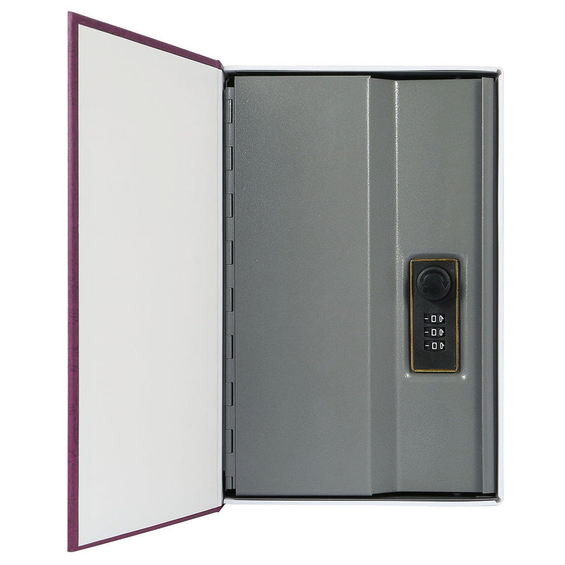 Book Safe with 3-Digit Combination Lock Storage Box Closet & Storage - DailySale
