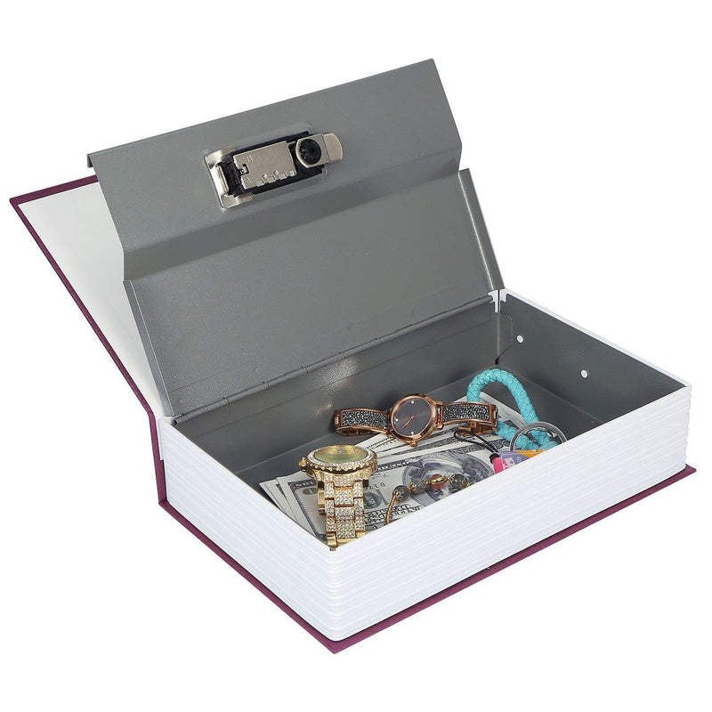 Book Safe with 3-Digit Combination Lock Storage Box Closet & Storage - DailySale