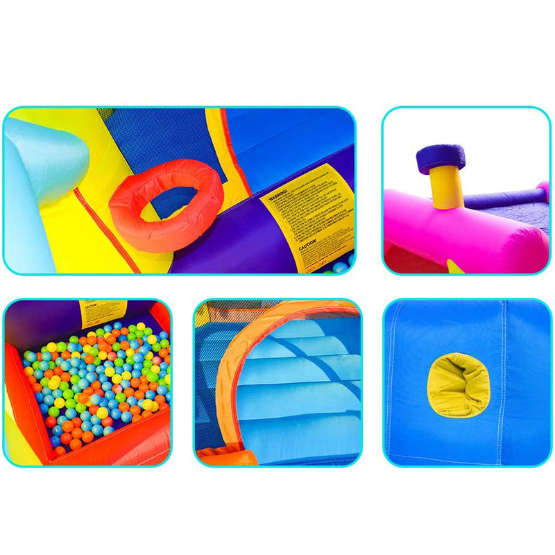 Bouncy Castle Bounce House Slides and Jumps Toys & Games - DailySale