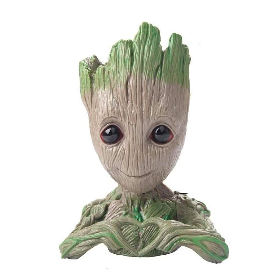 groot succulent pot Boxod Treeman Baby Groot Succulent Flower Pot with Hole