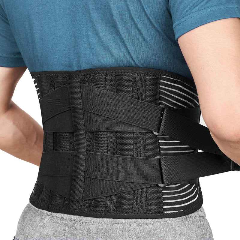 Braces for Lower Back Pain Relief with 6 Stays Wellness S - DailySale