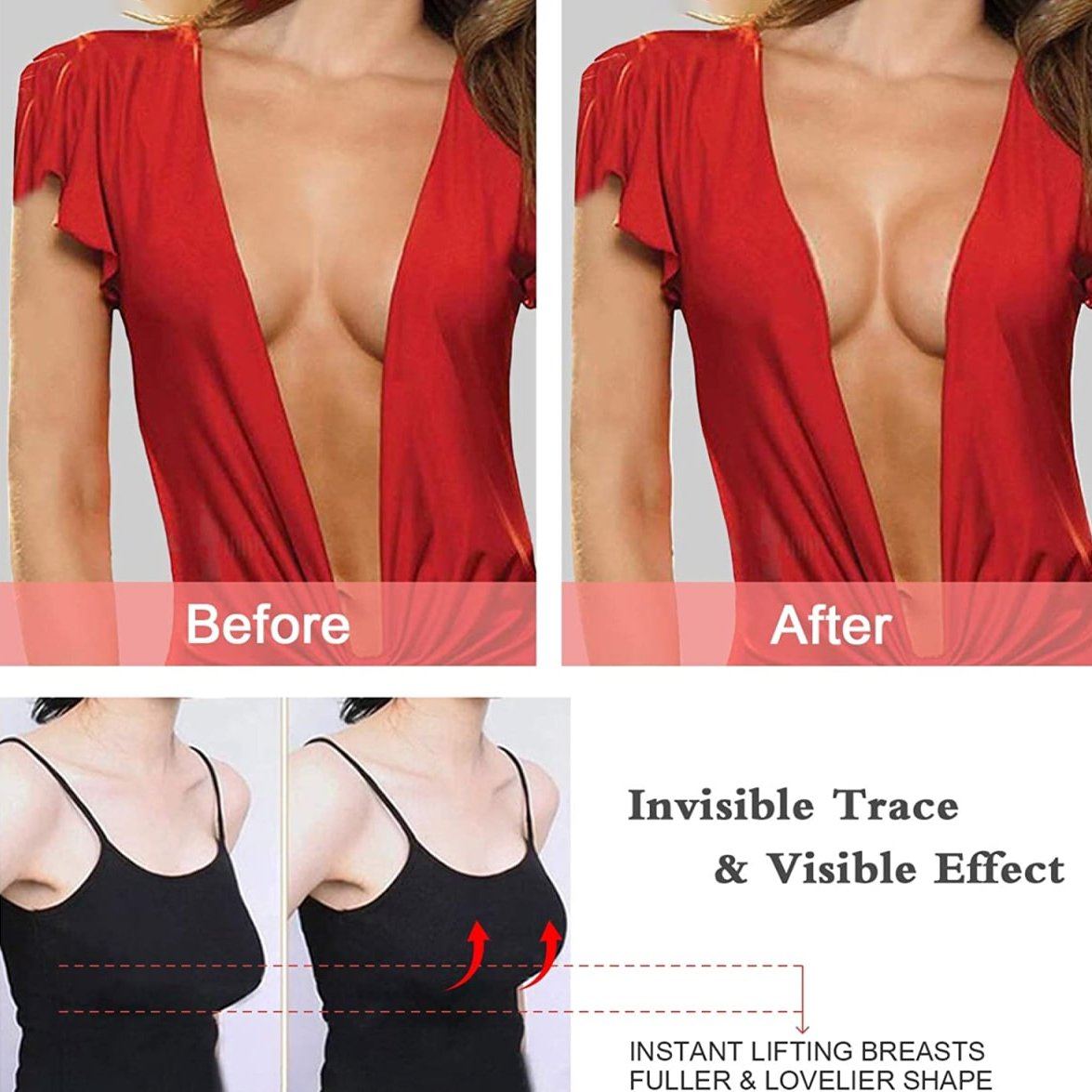 Breast Lift Self-Adhesive Pull-Up Pasties Women's Clothing - DailySale