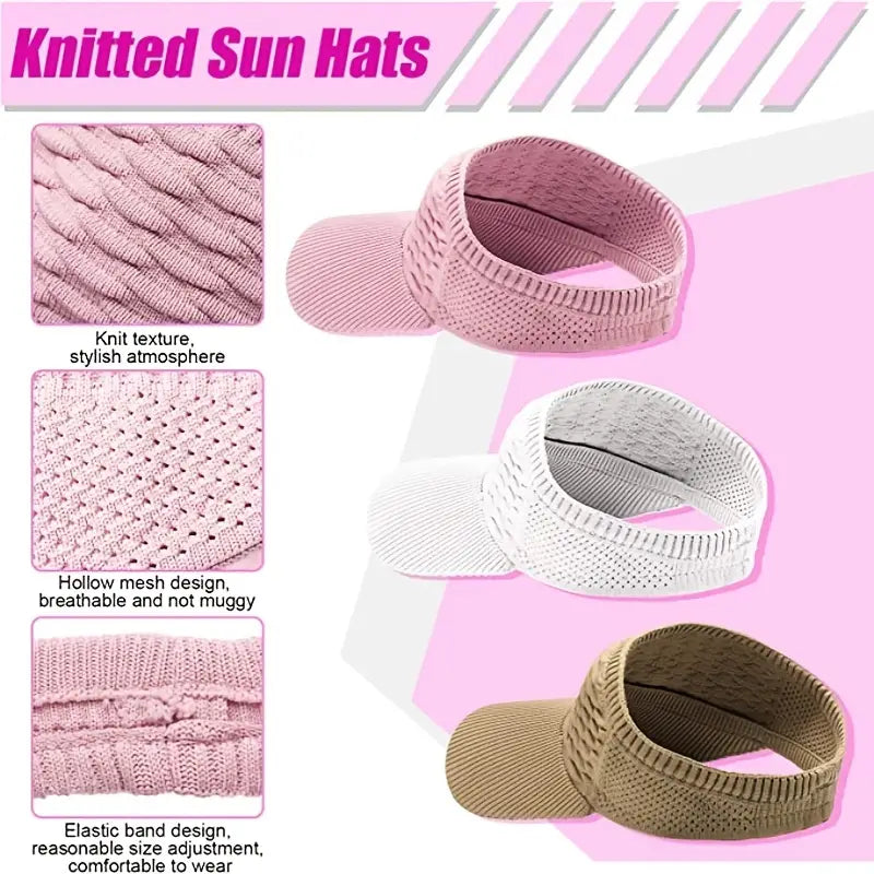 Breathable Sun Visor Cap for Outdoor Sports Women's Shoes & Accessories - DailySale