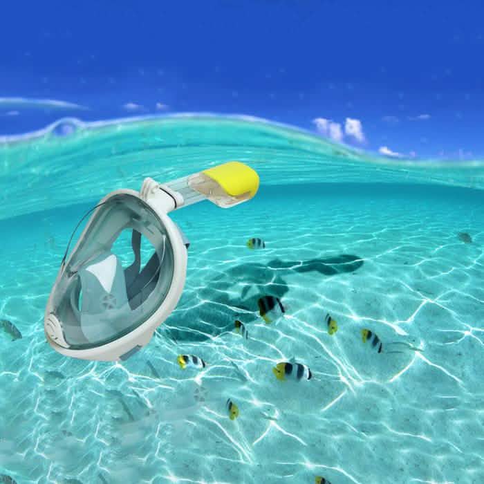 Breathefree GoPro Compatible Snorkel and Scuba Mask Sports & Outdoors - DailySale