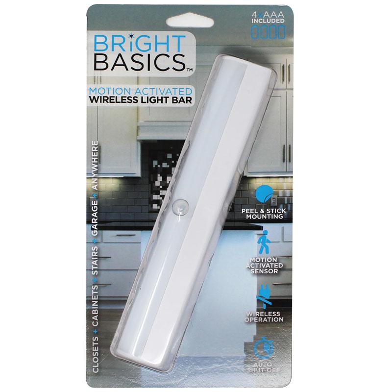 Bright Basics Ultra Bright Motion Activated Wireless Light Bar Lighting & Decor - DailySale