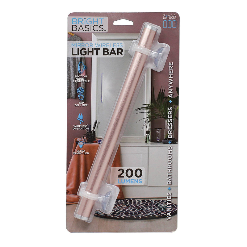 Bright Basics Wireless Light Bar for Mirrors