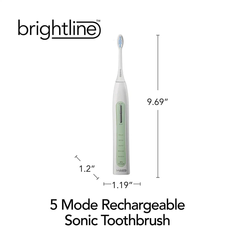 Brightline Rechargeable Sonic Electric Toothbrush Beauty & Personal Care - DailySale