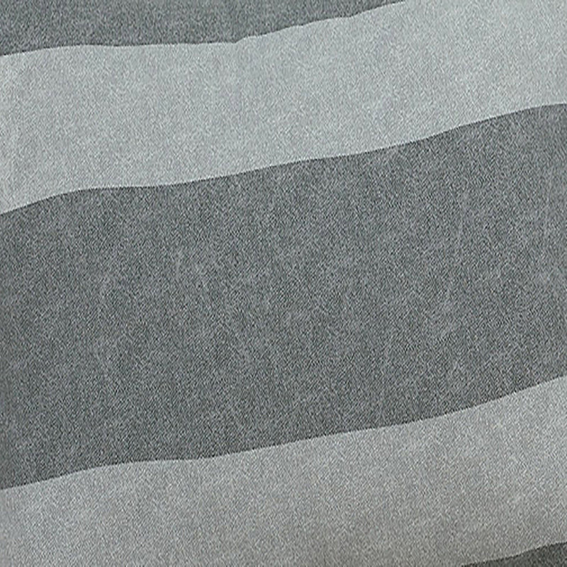 Brooklyn Flat Herringbone Wide Striped Grey Comforter Set Bedding - DailySale