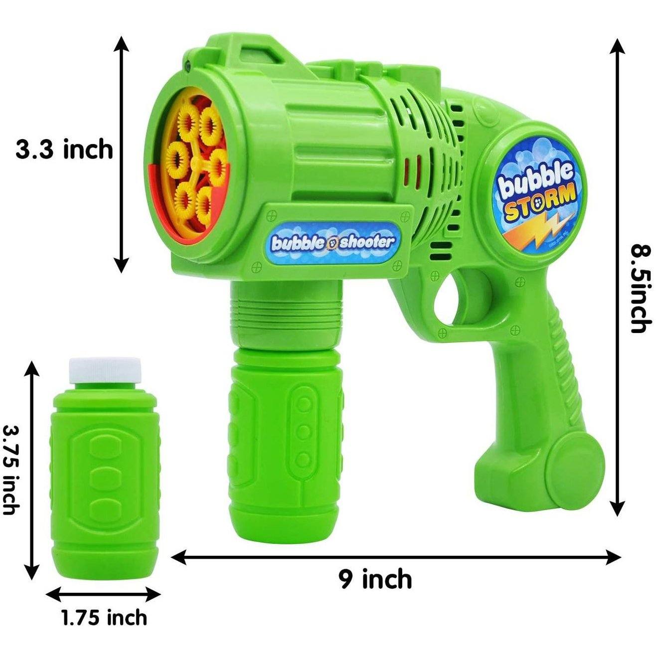 Bubble Gun Blaster Automatic Bubble Maker Blower Machine Toys & Games - DailySale