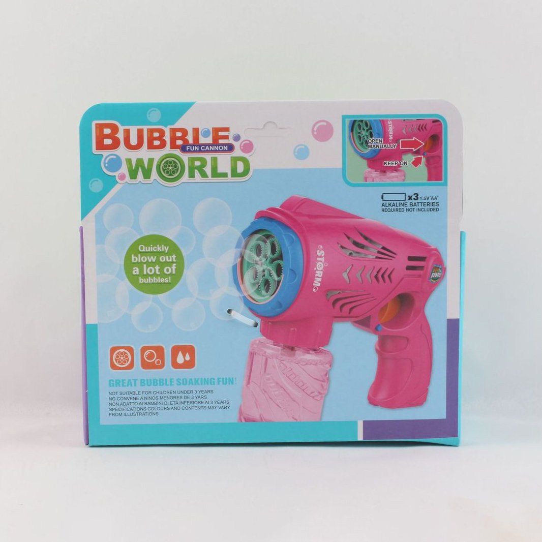 Bubble Gun Blaster Automatic Bubble Maker Blower Machine Toys & Games - DailySale