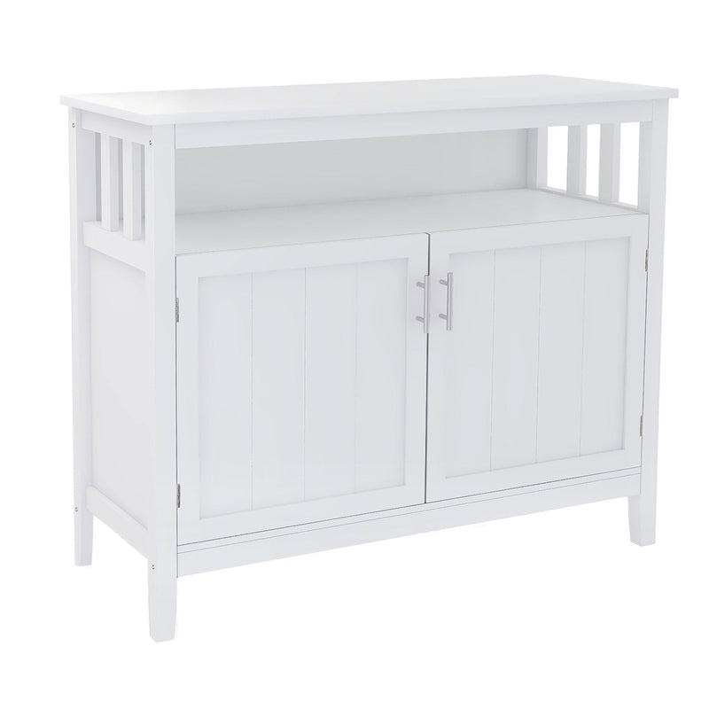 Buffet Cabinet Kitchen Storage Sideboard Furniture & Decor White - DailySale