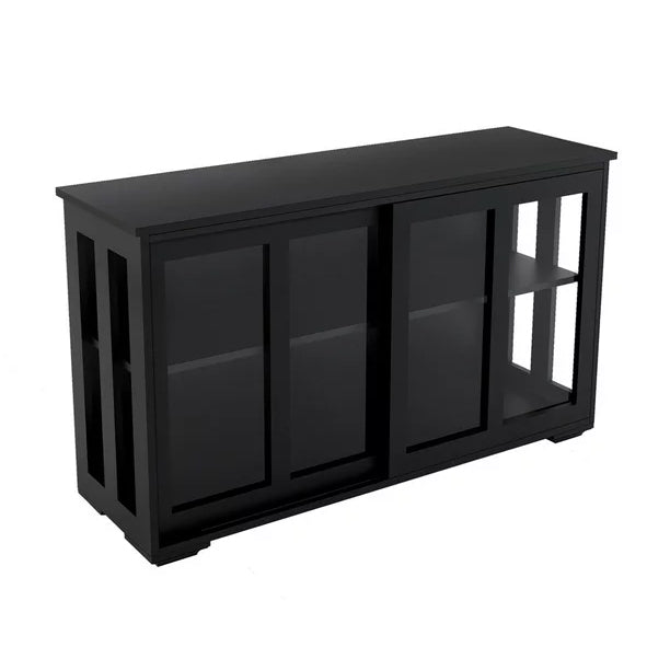 Buffet Sideboard with Sliding Glass Door and Adjustable Shelf Furniture & Decor - DailySale