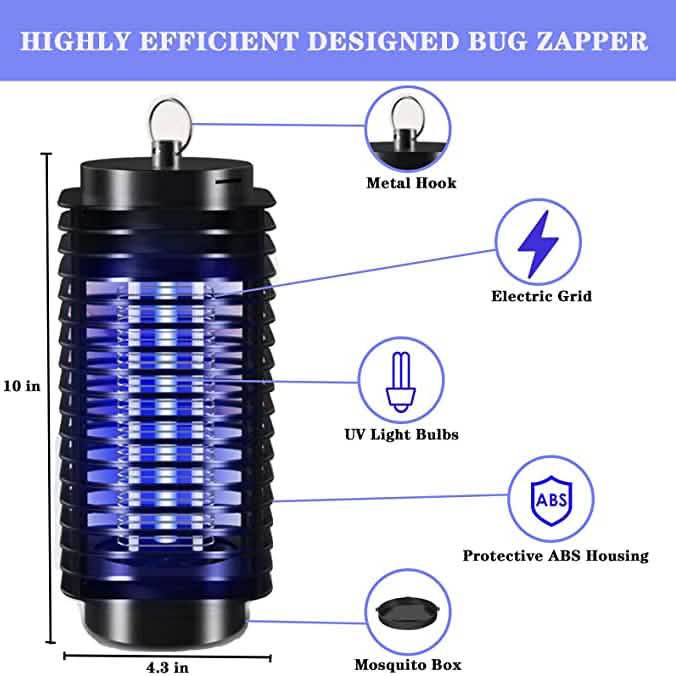 Bug Zapper for Indoor and Outdoor Use Pest Control - DailySale