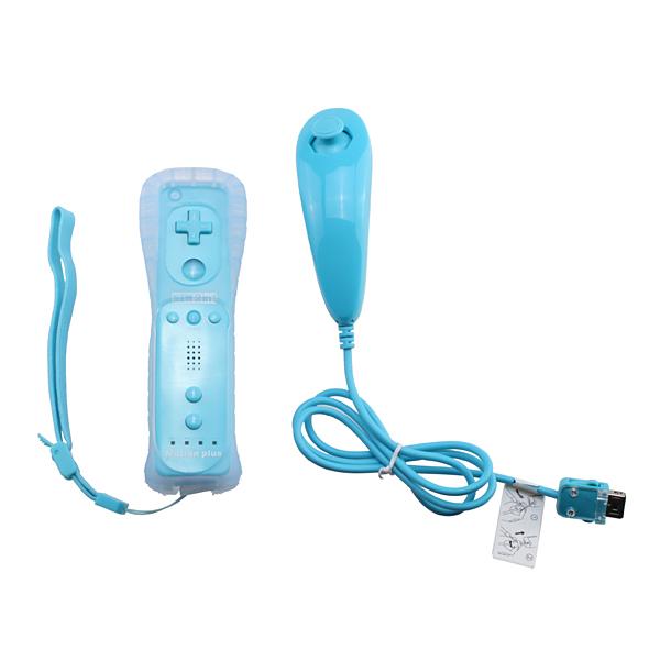 Built-in Motion Plus Remote and Nunchuck Controller For Wii Video Games & Consoles - DailySale