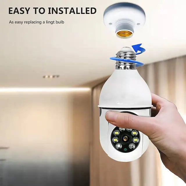 Bulb Camera Security Monitor Cameras & Surveillance - DailySale