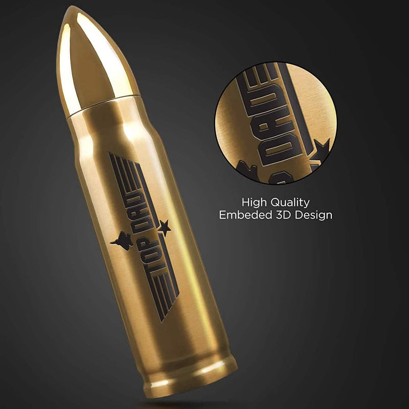 Bullet Water Bottle Gift for Dad 17 Oz Sports & Outdoors - DailySale