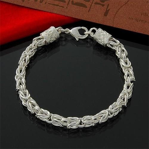 Byzantine Bracelet in Sterling Silver Plating Bracelets - DailySale