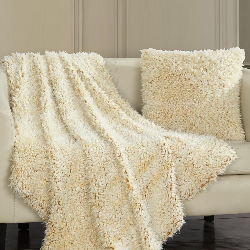 Plush Throw Blanket and Pillow Set - DailySale, Inc