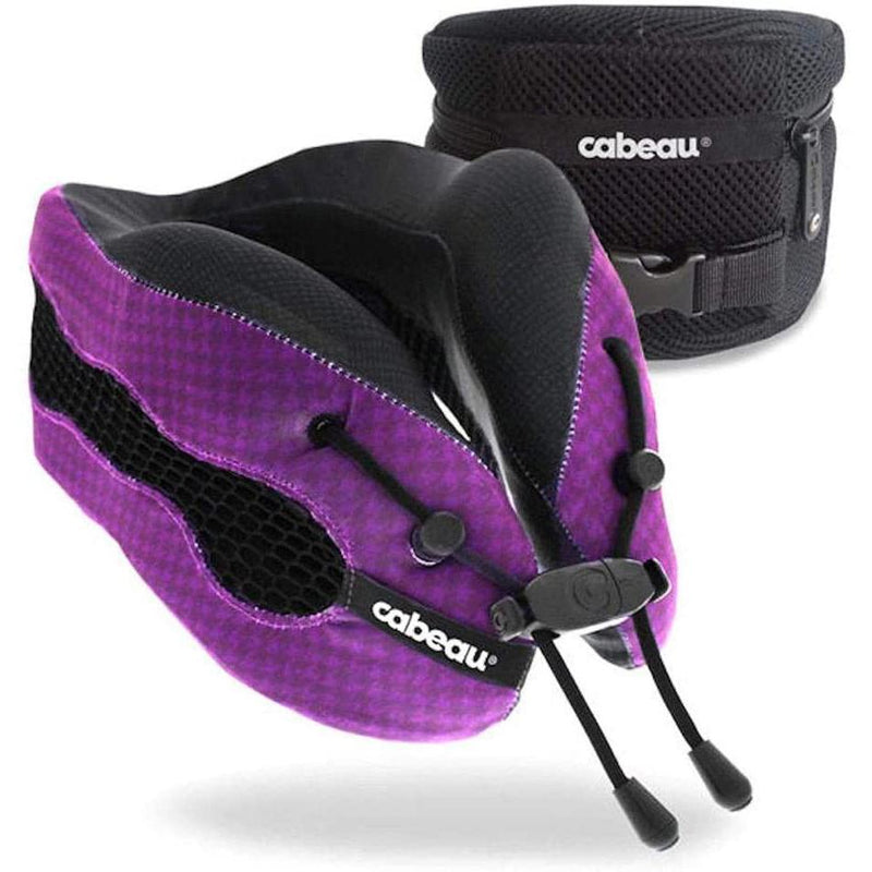 Cabeau Evolution Cool Memory Foam Travel Pillow Bags & Travel Purple - DailySale