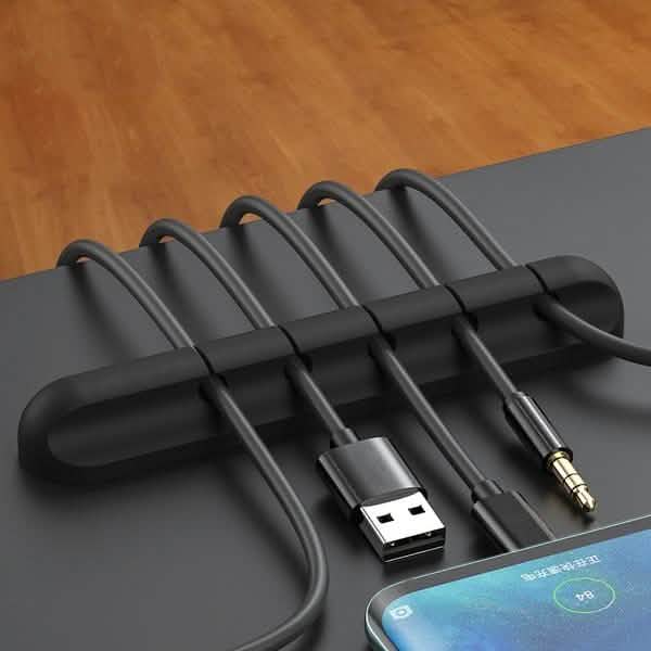 Cable Organizer Silicone USB Cable Winder Gadgets & Accessories - DailySale