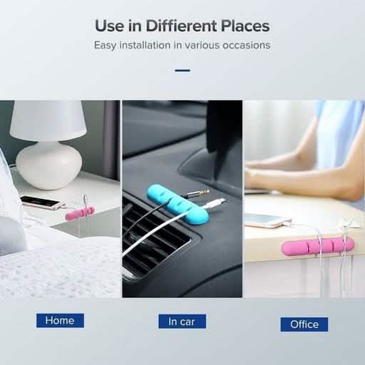 Cable Organizer Silicone USB Cable Winder Gadgets & Accessories - DailySale
