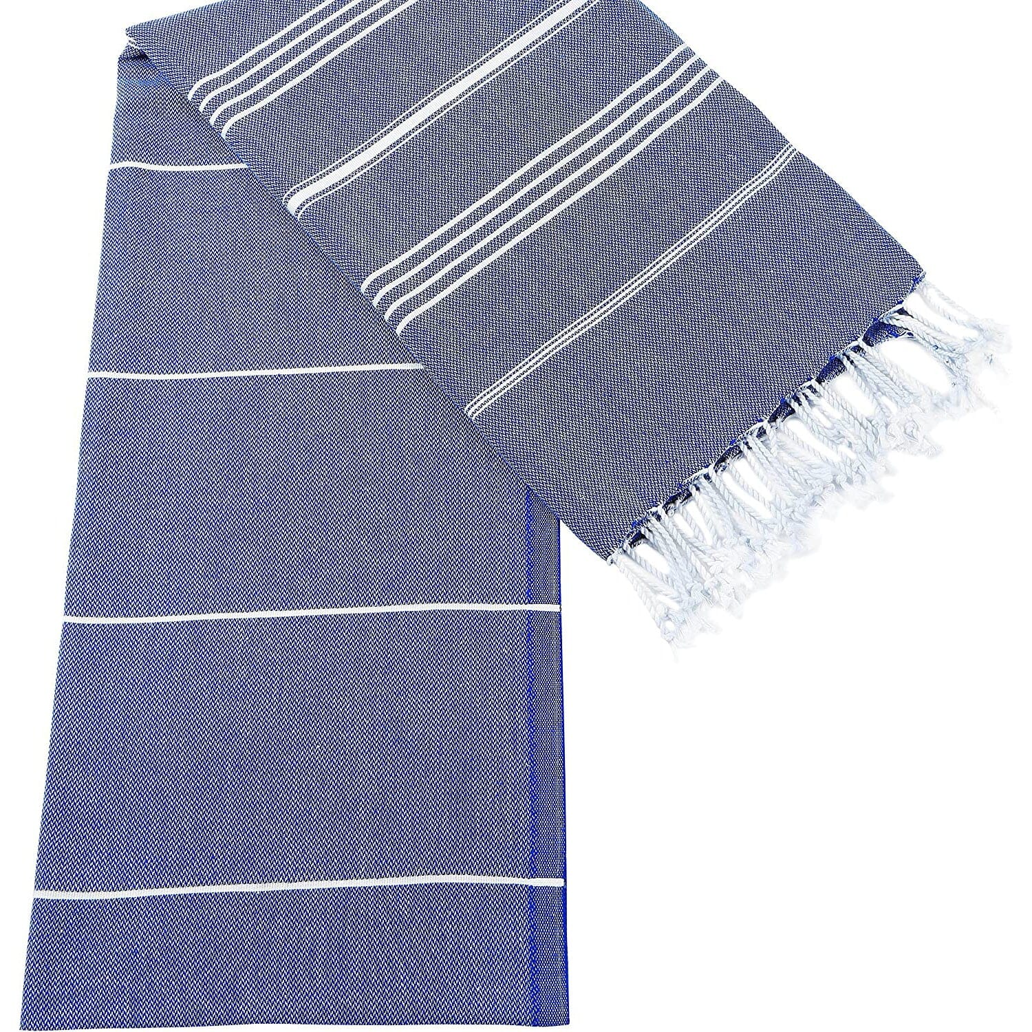 Cacala Pure Series Lightweight 100% Turkish Cotton Super Soft Peshtemal Luxury Bath Towel Bath - DailySale