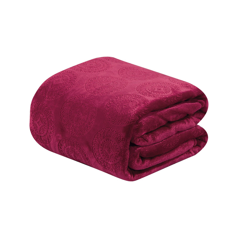 Caesar French Collection Flannel Fleece Blanket