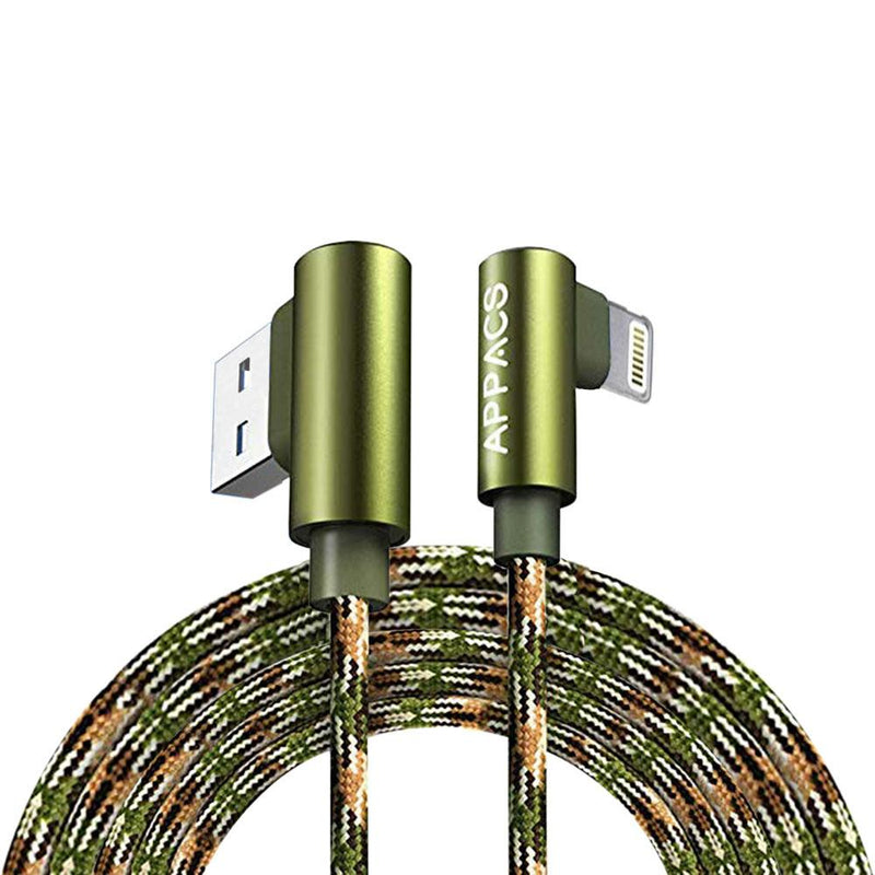 Camouflage Lightning Gaming Cable Mobile Accessories Green - DailySale