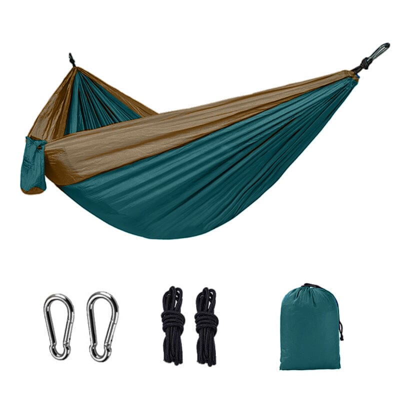 Camping Hammock Outdoor Portable Breathable Quick Dry Ultra Light Sports & Outdoors Blackish Green - DailySale