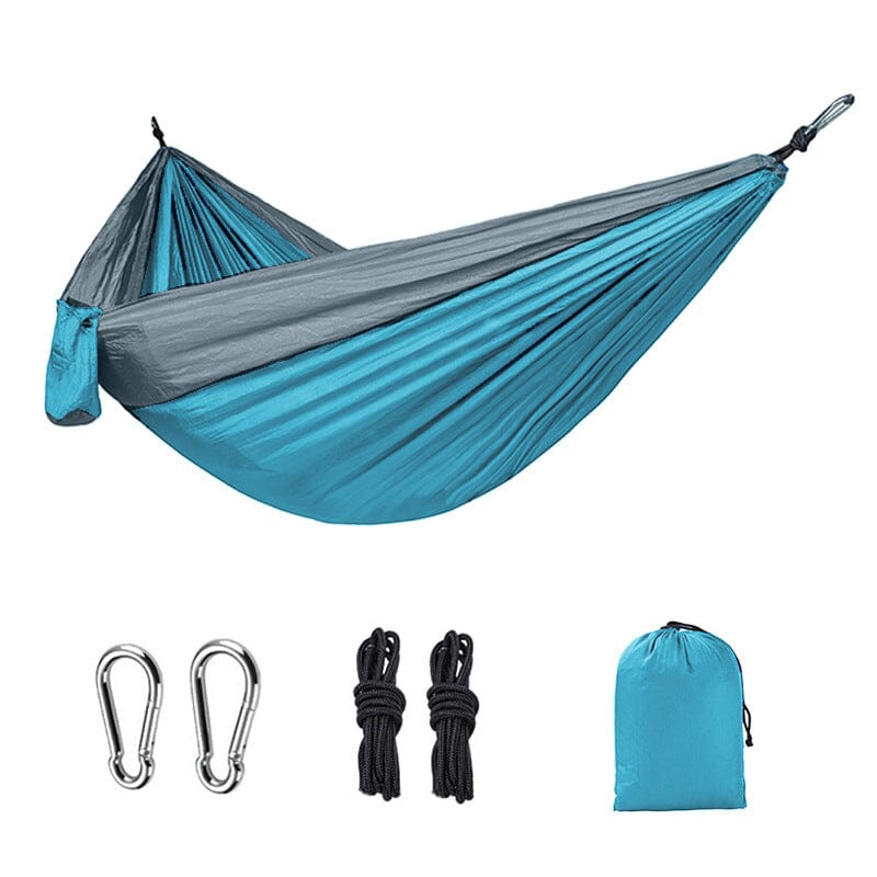 Camping Hammock Outdoor Portable Breathable Quick Dry Ultra Light Sports & Outdoors Light Blue - DailySale