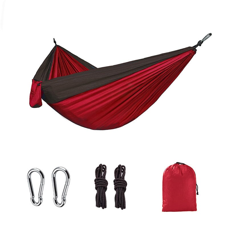 Camping Hammock Outdoor Portable Breathable Quick Dry Ultra Light Sports & Outdoors Red - DailySale