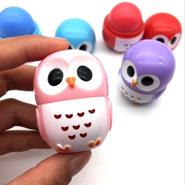 Candy Color Owl Shape Moisturizing Lip Balm Beauty & Personal Care - DailySale