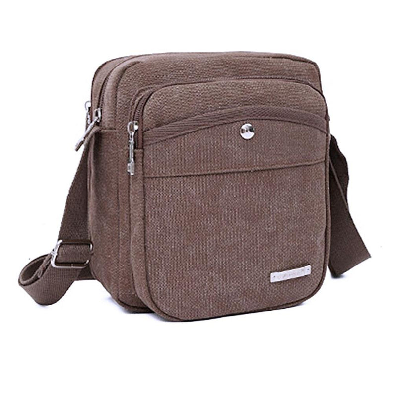 Canvas Button-Top Totes Bag Handbags & Wallets Brown - DailySale